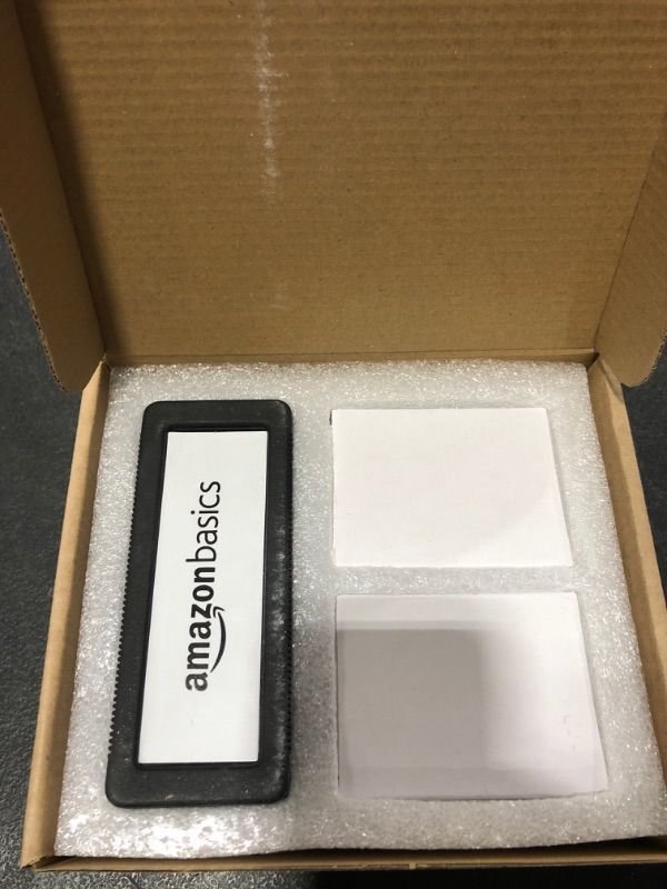 Photo 2 of Amazon Basics Dustless Chalk with Eraser, White, 1 Count