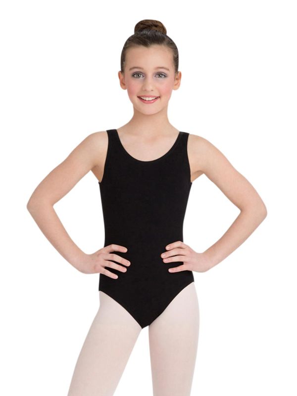 Photo 1 of Capezio Big Girls High Neck Tank Leotard SIZE M GIRLS 