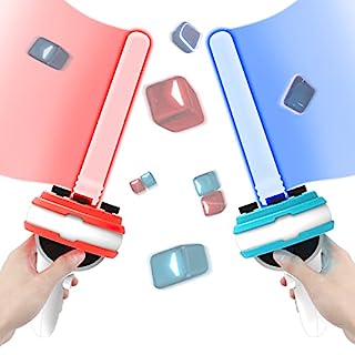 Photo 1 of Number-one VR Game Lightsabers for Quest 2 Controllers, Quest 2 Accessories Beat Saber Games Accessories Enhanced Beat Saber Gaming Experience 