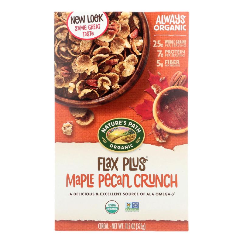 Photo 1 of 2 Nature's Path Organic Flax Plus Cereal Maple Pecan Crunch 11.5 Oz