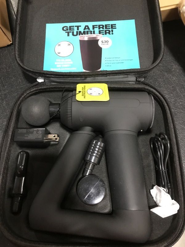 Photo 2 of BodyPulse Muscle Massage Gun with Ergonomic Grip and Long Lasting Battery - Quiet Motor - Massage Gun for Neck and Back - Deep Tissue Muscle Massage Gun