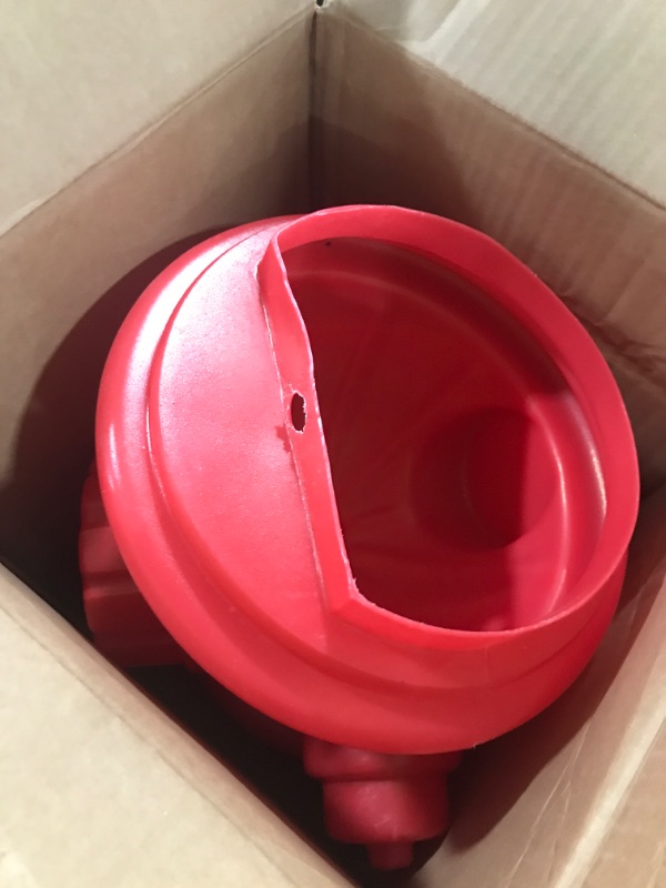 Photo 2 of Hueter Toledo Fireplug Storage Container Red