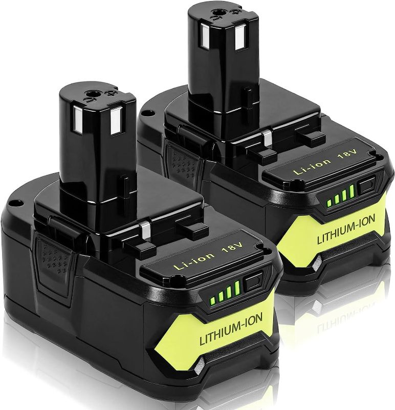 Photo 1 of FEOTDN Upgraded 6.0Ah 4 Pack P108 18V Replacement Battery for Ryobi 18V Lithium Battery Compatible with Ryobi 18v Battery P102 P103 P105 P107 P108 P109 P122 Cordless Tool Battery Packs 4 Pack -Ryobi 6.0Ah