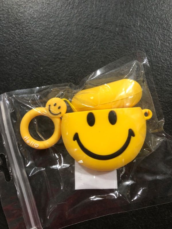 Photo 2 of Yellow Smiley Face AirPods Case