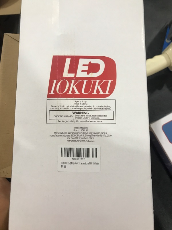 Photo 1 of IOKUKI Light Up Pool Balls, PVC Inflatable Christmas Ball Stand on the Yard and Pool, 24 Inch Large Outdoor Decorated Ball with Rechargeable Light & Remote for Yard & Pool Decorations 1 PCS Style 16