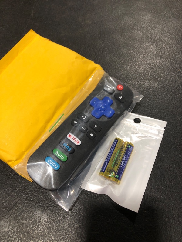 Photo 1 of Angrox Remote Control for All Roku TV,Replacement for TCL Roku/Hisense Roku/Onn Roku/Sharp Roku/Element Roku/Westinghouse Roku/Philips Roku/Insignia Roku/Jvc Roku/RCA Roku TVs RC280