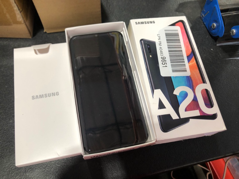 Photo 1 of Samsung Unlocked Galaxy A20, 32GB Black - Smartphone