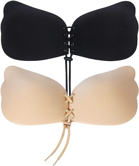 Photo 1 of  Backless Strapless Sticky Push Up Bra Reusable Self Adhesive Invisible Lift Up Bras for Backlees Dress 