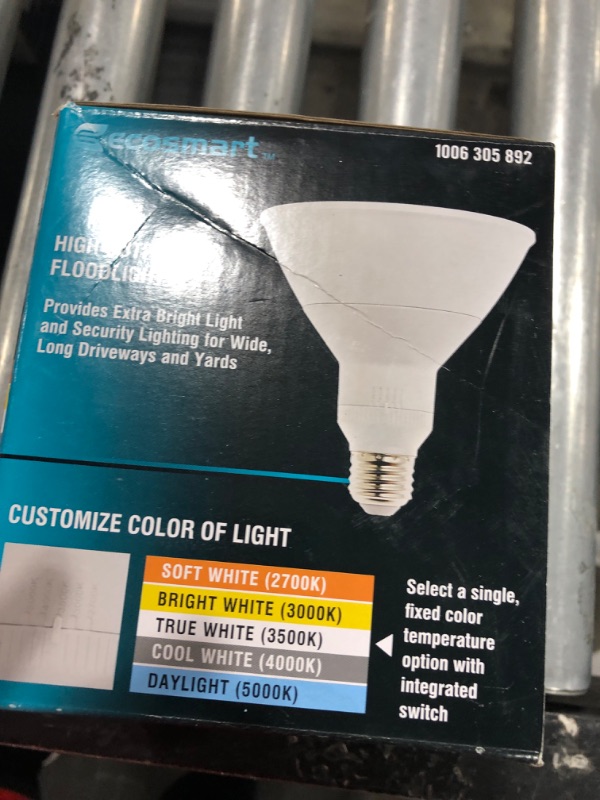 Photo 2 of 250-Watt Equivalent PAR38 Dimmable CEC Flood LED Light Bulb with Selectable Color Temperature (1-pack)
