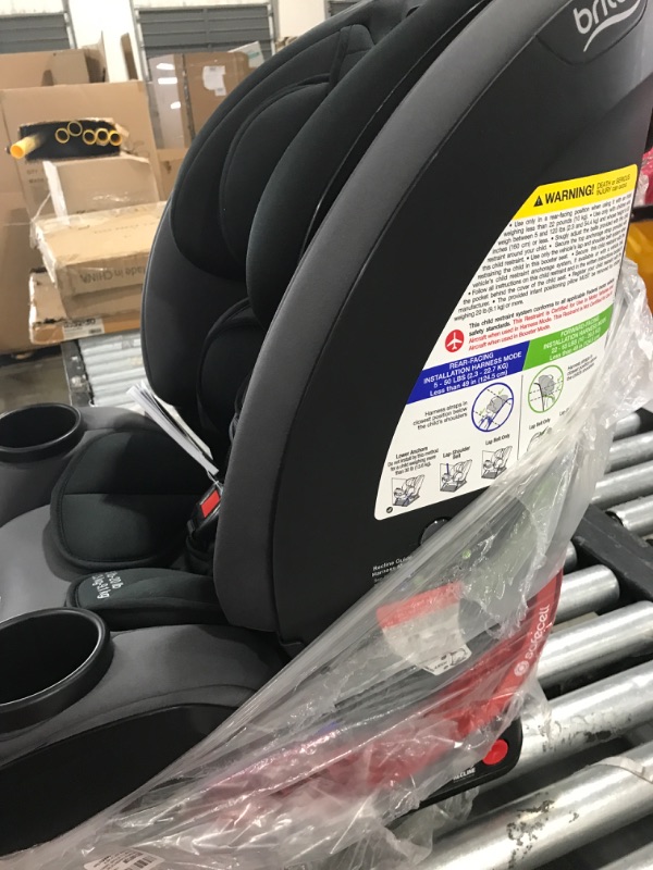 Photo 3 of Britax One4Life Convertible Car Seat, 10 Years of Use from 5 to 120 Pounds, Converts from Rear-Facing Infant Car Seat to Forward-Facing Booster Seat, Machine-Washable Fabric, Onyx Stone
