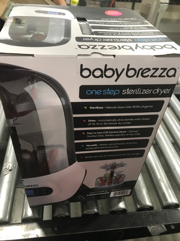 Photo 3 of Baby Brezza Baby Bottle Sterilizer and Dryer Machine – Electric Steam Sterilization - Universal Fit - Pacifiers, Glass, Plastic, and Newborn Feeding Bottles