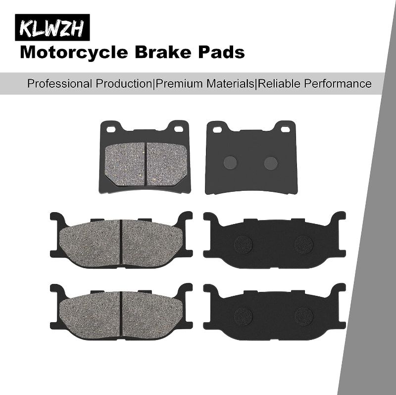 Photo 1 of 
KLWZH Brake Pads Front and Rear for Yamaha XVS1100 V-Star Custom Midnight V-Star Custom/ Classic/ Silverado XV 1000 Virago 1999 2000 2001 2002 2003 2004
