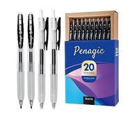 Photo 1 of Penagic - Gel Pens , Ball Fine Point, 0.5 mm Ink Note Taking Pens for Japanese Korean Office School Stationery Supplies (BLACK, 20-Count)