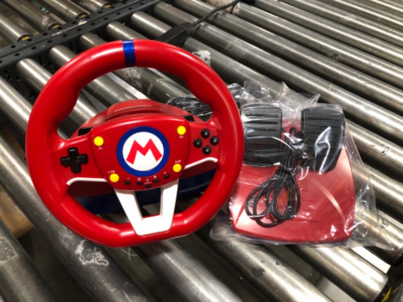 Photo 1 of Hori Nintendo Switch Mario Kart Racing Wheel Pro Mini By - Officially Licensed By Nintendo - Nintendo Switch