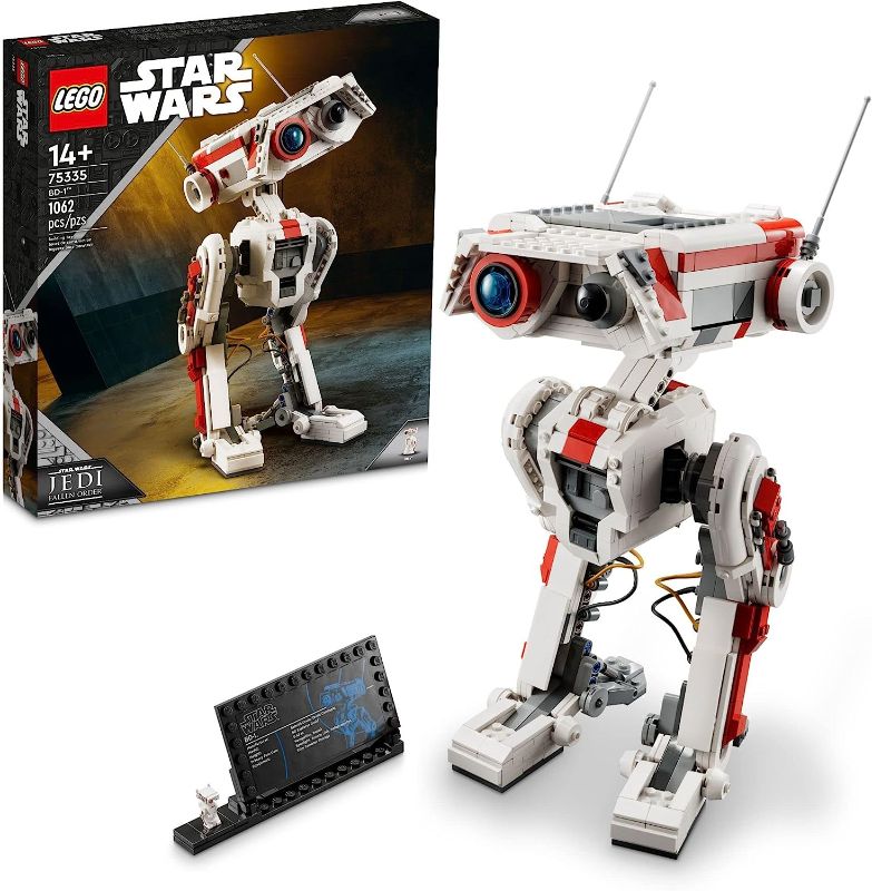 Photo 1 of  LEGO Star Wars BD-1 75335 Posable Droid Figure Model Building Kit, Room Decoration, Memorabilia Gift Idea for Teenagers from The Jedi: Survivor Video Game 