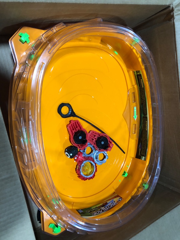 Photo 2 of BEYBLADE Burst QuadDrive Cosmic Vector Battle Set -- Battle Game Set with Beystadium, 2 Battling Top Toys and 2 Launchers for Ages 8 and Up