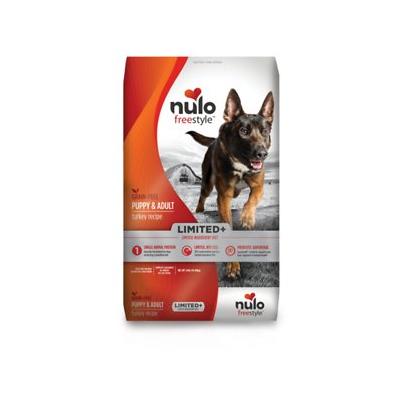 Photo 1 of  Nulo Freestyle Limited+ Turkey Recipe Grain-Free Puppy & Adult Dry Dog Food, 24-lb Bag 