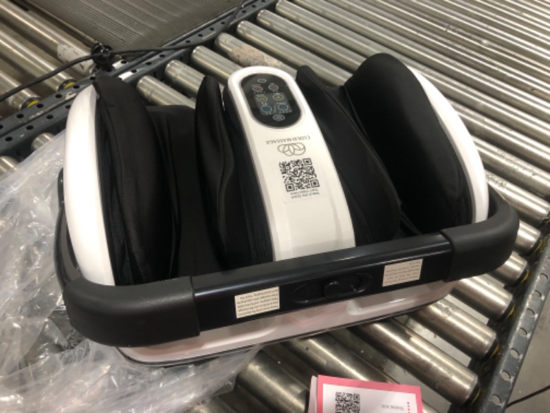 Photo 2 of Cloud Massage Shiatsu Foot Massager Machine - Increases Blood Flow Circulation, Deep Kneading, with Heat Therapy - Deep Tissue, Plantar Fasciitis, Diabetics, Neuropathy (with Remote)