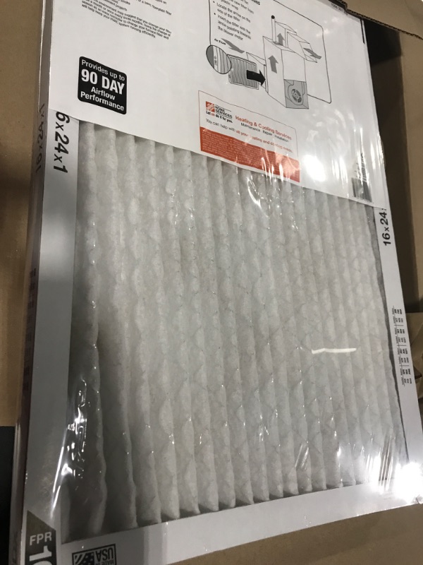 Photo 2 of 16 in. x 24 in. x 1 in. Premium Pleated Air Filter FPR 10