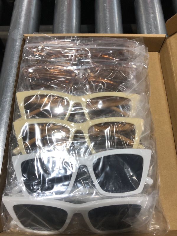 Photo 1 of 12 Pairs Square Cat Sunglasses 