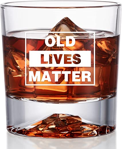 Photo 1 of  OLD LIVES MATTER Whiskey Glass