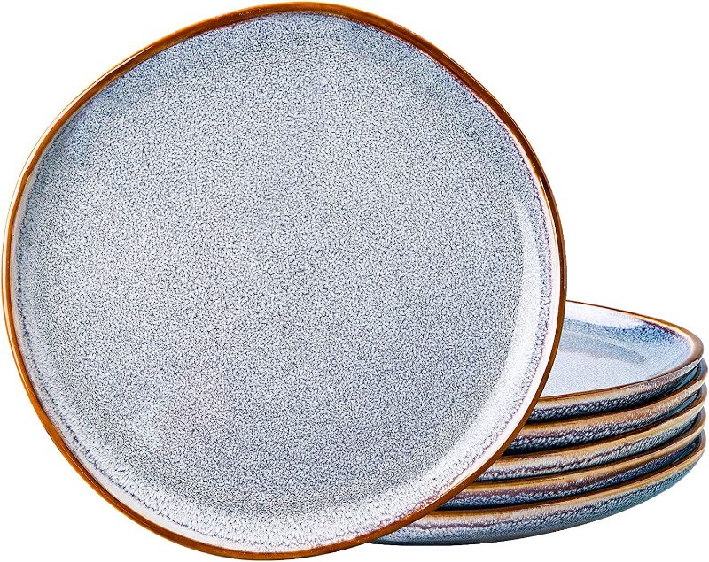 Photo 2 of 
AmorArc Ceramic Dinnerware Sets,Handmade Reactive Glaze Plates and Bowls Set,Highly Chip and Crack Resistant | Dishwasher & Microwave Safe,Service for 4