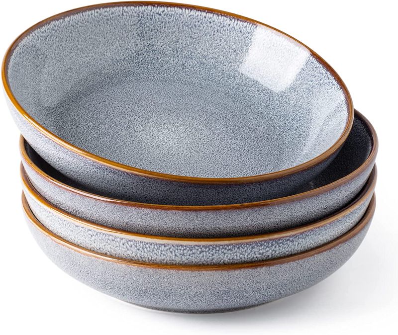 Photo 1 of 
AmorArc Ceramic Dinnerware Sets,Handmade Reactive Glaze Plates and Bowls Set,Highly Chip and Crack Resistant | Dishwasher & Microwave Safe,Service for 4