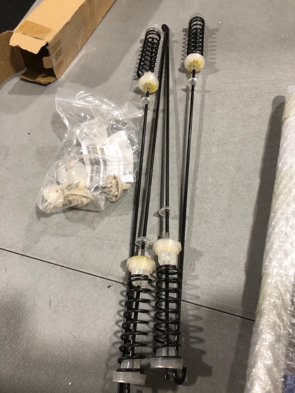 Photo 2 of [UPGRADE]W10780048 Washing Machine Suspension Rods(4 Packs)+W10400895 Suspension Springs(4 Packs),Washer Suspension Rod Assembly Compatible with Whirlpool Kenmore Amana Maytag WTW4800XQ2 WTW4800XQ4
