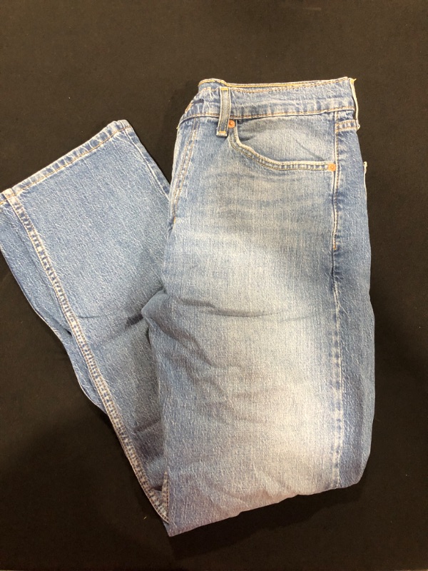Photo 1 of [32W x 30L] Levi's Men's 505 Regular-Fit Stretch Jeans Regular Ocean Blues