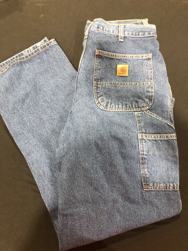 Photo 2 of [Size 34x34] Carhart Cargo Jeans- Blue