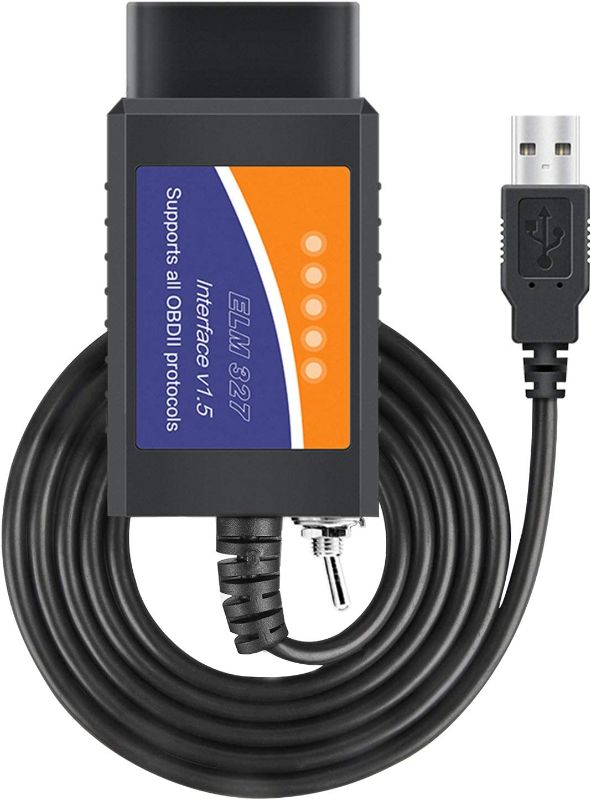 Photo 1 of OBDMONSTER ELM327 FORScan OBD2 USB Adapter for Windows, ELMconfig Scanner with MS CAN/HS CAN Switch for F150 F250 Car and Light Truck, Diagnosis on Windows with V1.5 PIC18F25K80 Chip 