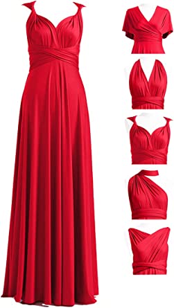 Photo 1 of 72styles Infinity Dress with Bandeau, Convertible Bridesmaid Dress, Long, Plus Size, Multi-Way Dress, Twist Wrap Dress 