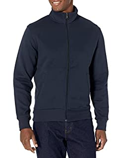 Photo 1 of Amazon Essentials Men's Full-Zip Fleece Mock Neck Sweatshirt, Navy, X-Large