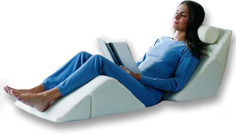 Photo 1 of Back Support Systems The Angle System - 3 Piece Body Support Pillows - Leg Wedge, Back Wedge and Neck Roll Pillow (Petite)
