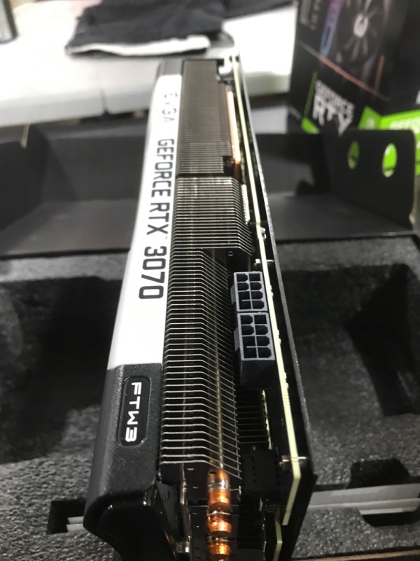 Photo 6 of EVGA GeForce RTX 3070 FTW3 Ultra Gaming, 08G-P5-3767-KL, 8GB GDDR6, iCX3 Technology, ARGB LED, Metal Backplate, LHR