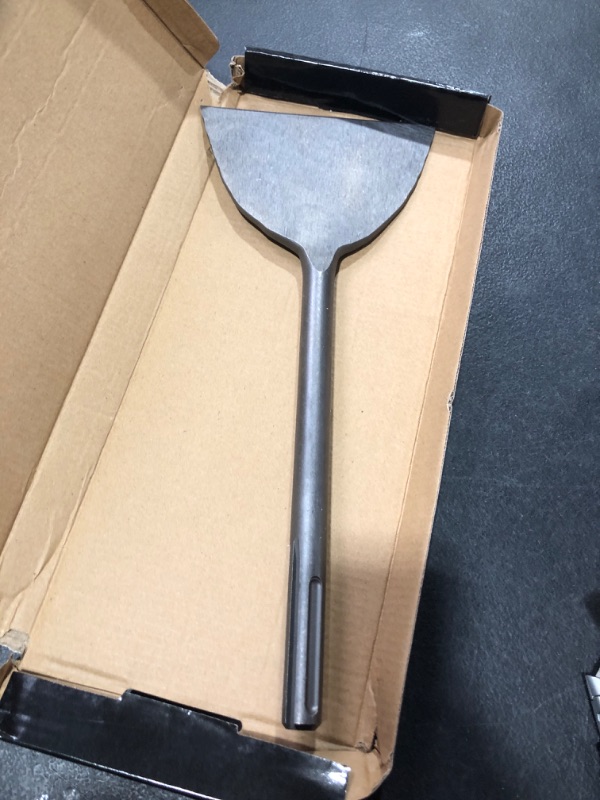 Photo 1 of 6" Wide SDS Max Chisel Bit (Industrial Grade - 6" x 14") Tile Grout Thinset Removal Tool - Compatible with All SDS Max Rotary Hammers
