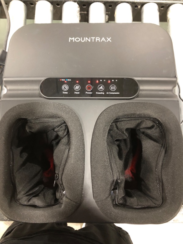 Photo 4 of MOUNTRAX Foot Massager Machine with Heat, Gifts for Women Men, Foot Massager for Plantar Fasciitis and Relieve Pain, Deep Kneading Shiatsu Foot Massager, Fits Feet Up to Men Size 12
