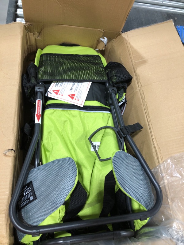 Photo 2 of ClevrPlus Cross Country Baby Backpack Hiking Child Carrier Toddler Green