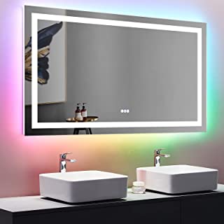 Photo 1 of Bathroom Mirror with Lights, Large, Anti-Fog, Dimmable Smart Lighted Bathroom