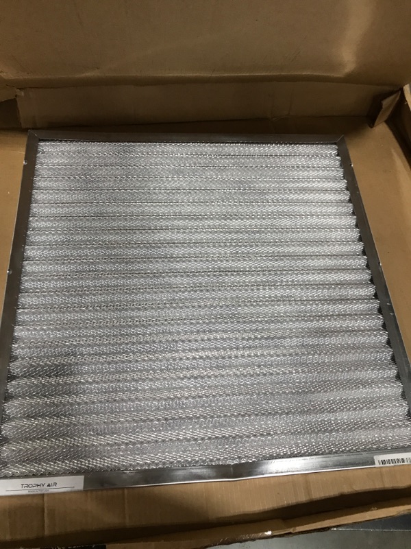 Photo 2 of 24x24x1 | Trophy Air | Merv 8 | Washable Furnace Filter | Lifetime HVAC & Furnace Air Filter | Washable Electrostatic | High Dust Holding Capacity | Premium Quality Aluminum