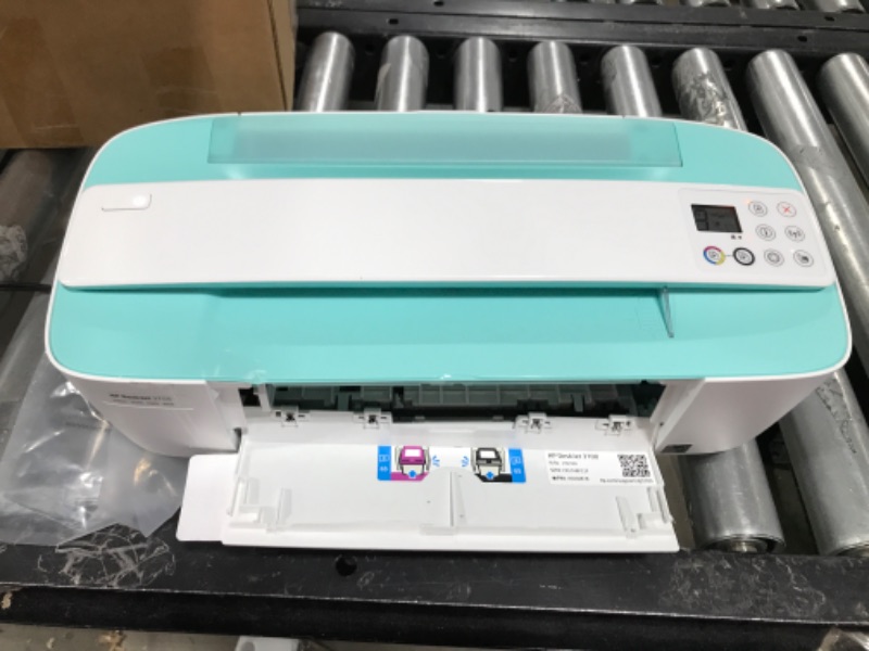 Photo 2 of HP DeskJet 3755 Compact All-in-One Wireless Printer (J9V92A) & 65XL Black High-Yield Ink Cartridge | N9K04AN & 65 Black/Tri-Color Ink Cartridges (2-Pack) | T0A36AN Seagrass Printer + Black Ink + Black/Tri-color Ink