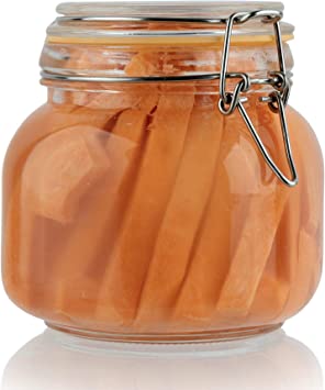 Photo 1 of  Glass Jars with Lids Food Storage Jars with Airtight Lids Leak Proof Glass Canisters Kitchen Jars [25 oz] 3 pack