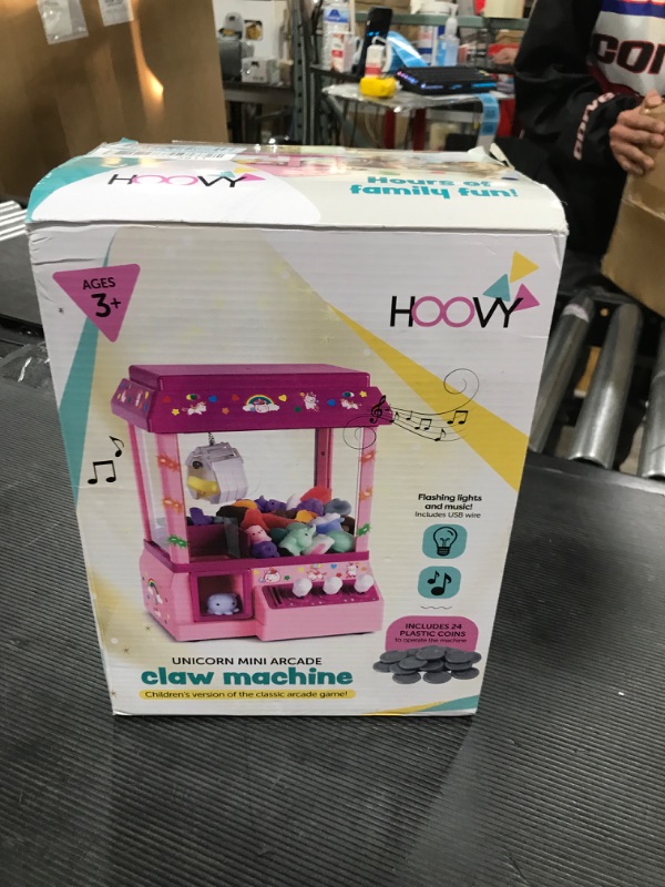 Photo 3 of Hoovy Candy Claw Machine | Toy Claw Machine | Claw Machine | Small Claw Machine | Kids Claw Machine | Mini Claw Game | Claw Game Machine | Claw Machine for Kids | Arcade Claw Machine | Claw Game Unicorn Claw Machine