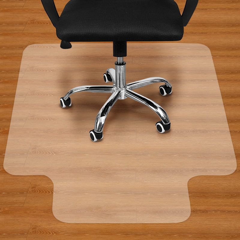 Photo 1 of BesWin Office Chair Mat for Hardwood Floor - 36"x48" Clear PVC Desk Chair Mat - Heavy Duty Floor Protector for Home or Office - Easy Clean and Flat Without Curling 48''×36'' Clear