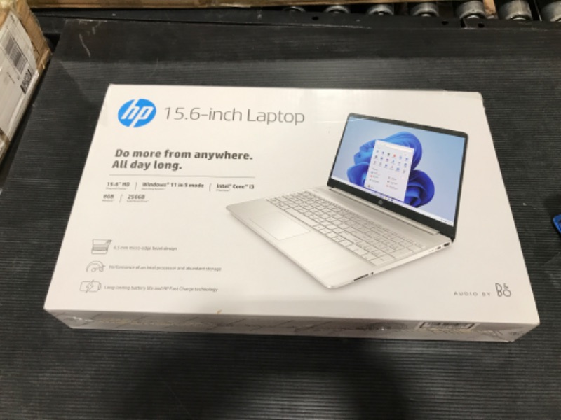 Photo 4 of HP Newest Pavilion Laptop, 15.6" FHD Screen, Intel Core i3-1135G7 Processor (up to 4.2 GHz), 8GB Memory, 256 SSD, Type-C, HDMI, Bluetooth, Windows 11 Home, Silver, JVQ MP
