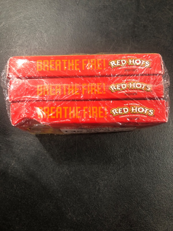 Photo 2 of Original Red Hots Theater Box Cinnamon Candy Net WT 5.5 Oz (pack of 3) 5.5 Ounce (Pack of 3)