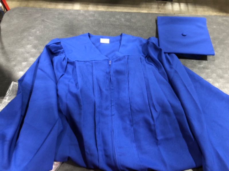 Photo 1 of 2 pc Cap & Gown - Royal Blue - Sz 51"