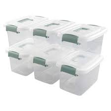 Photo 1 of 2 pack Plastic Storage Containers