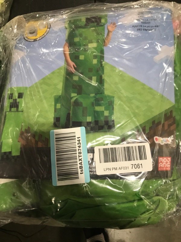 Photo 2 of Disguise - CREEPER INFLATABLE CHILD Costume