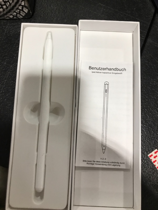 Photo 2 of Stylus Pen for Apple iPad Pro/Air(2018-2022), 5 Minuts Get This Stylus Pencil for iPad Full Charged, A Substitute for Your Apple Pencil, with Tilt Bold Function, Palm Rejection & Magnetic Attach White